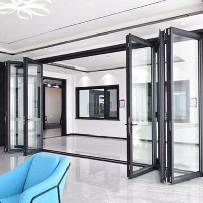 Thermal Break drysau deublyg gwydr awyr agored